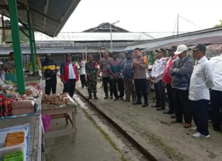 Jelang Di Bukanya Pasar Nengguku, Uspidis Nimbokrang Lakukan Sosialisasi