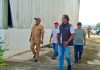 Bupati Jayapura, Melakukan Peninjauan Ke Pabrik Pengolahan Sagu Yang Dibangun BNPB